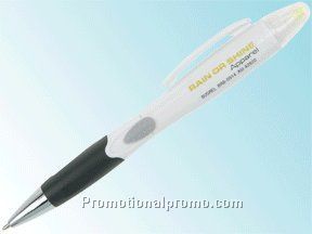 FLUORESCENT HIGHLIGHTER BALLPOINT PEN