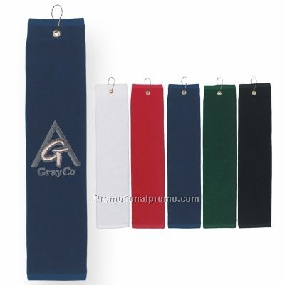 FOLDED GOLF TOWEL