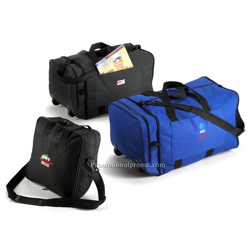 Fold-Up Sports/Duffle Bag on Wheels