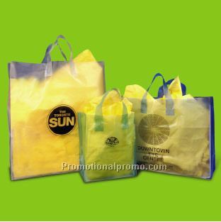 Frosted Plastic Shopping Bags