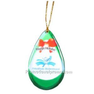 Holiday Ornaments Double Sided Imprint - 1.1 to 2 Sq. In.