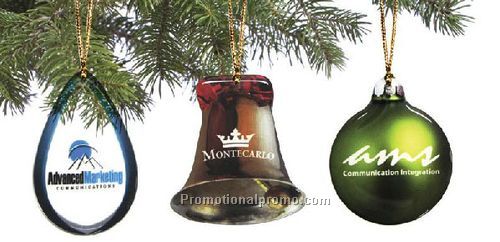 Holiday Ornaments Double Sided Imprint - 8.1 to 9 Sq. In.