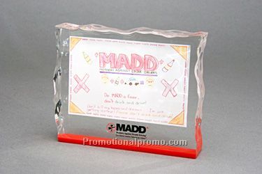 Ice Look Block - 4 x 5 x 1 1/4