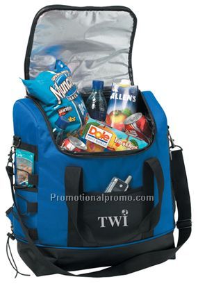 Insulated Cooler Tote Pack - Blue/Printed