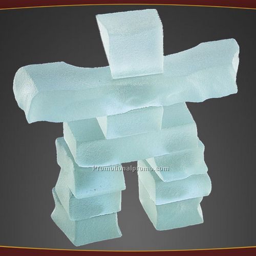 Inukshuk On Jade Glass