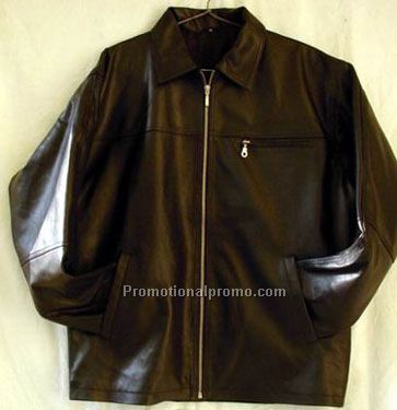 James Dean Zippered / Lambskin/ Black/+XL