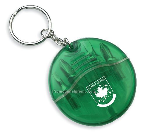 Key Ring Tool Kit - Translucent Green