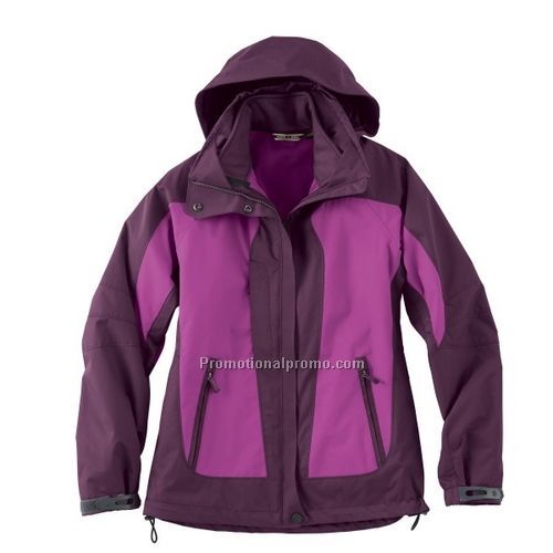 LADIES' PERFORMANCE 3-IN-1 SEAM SEALED MID-LENGTH JACKET