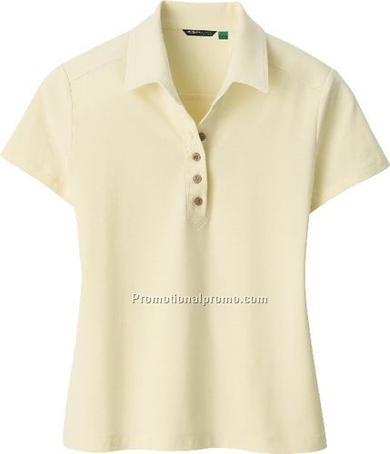 LADIES' SOYBEAN COTTON SPANDEX JERSEY POLO