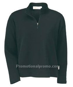 LADIES37408CROSS RIDGE JACQUARD LONG SLEEVE HALF-ZIP MOCK NECK