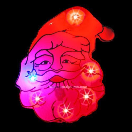 LED Light-Up Magnet - Santa Head