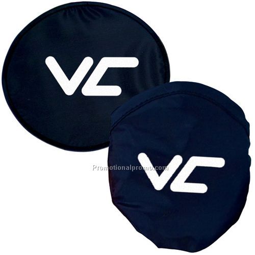 LIGHTWEIGHT NYLON FRISBEE WITH NYLON POUCH