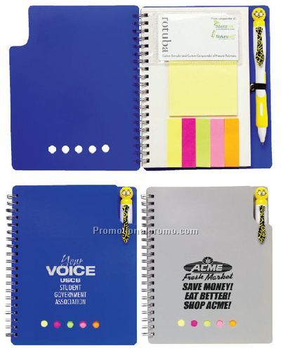 Large Memo Pad with Flags Set