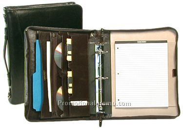 Leather Case with Handle on Spine