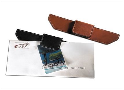 Leather Document Clip