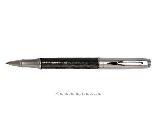 Leather Roller Pen - Black