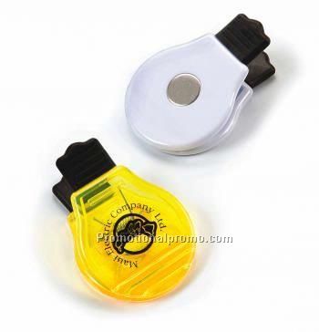Light Bulb Shaped Magnet Clip