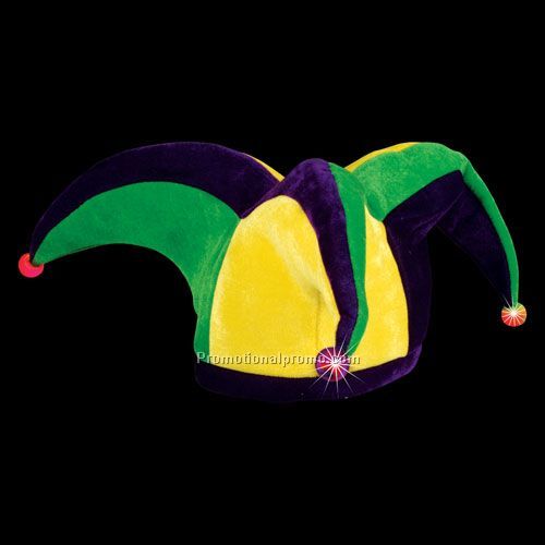 Light-Up Jester Mardi Gras Hat
