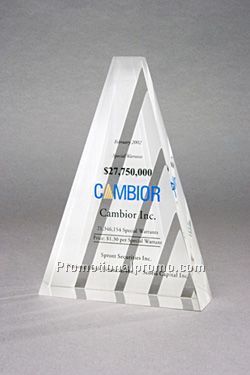Logo Shape Wedge Tombstone - 5 x 7 x 1 1/2 x 1/2