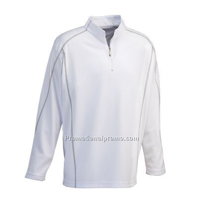 MEN'S LONG SLEEVE 1/4 ZIP MOCK NECK