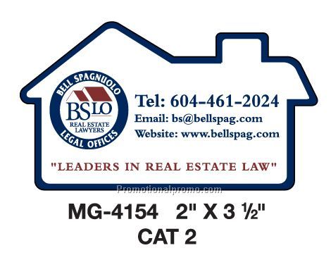 Magnet Stock Shape House