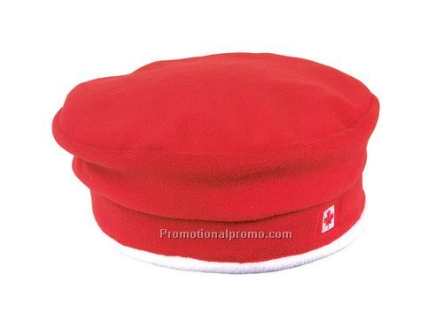 Micro-fleece beret with Canada flag
