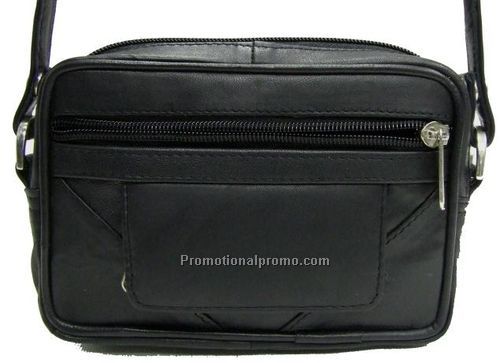 Mini Bag / Front pouch / 2 BELT LOOP / Lambskin Napa / Black
