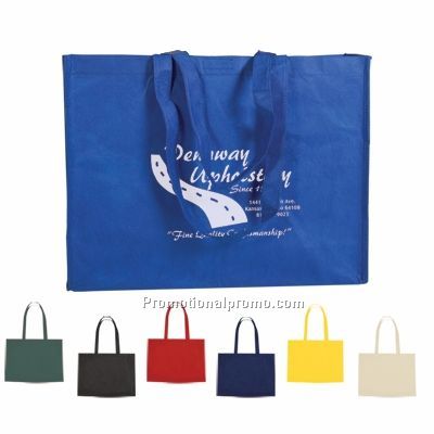NON-WOVEN SHOPPER TOTE WITH VELCRO44576CLOSURE