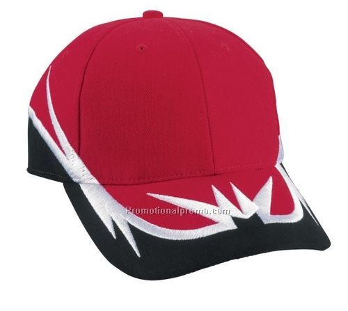 NORTH END DELUXE HEAVY BRUSHED TWILL PRE-EMBROIDERED BLANK CAP