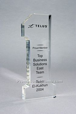 Number One - 7 1/2 x 3 x 1