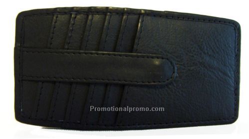Pocket Credit Card Organizer / Lambskin Napa / Black