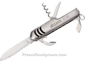 Pocket knife & pen set in metal gift box