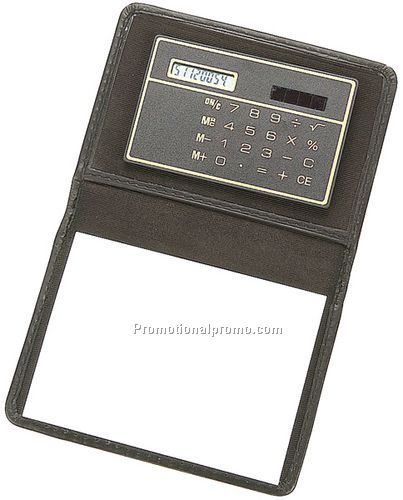 Memo pad Holder with calculator