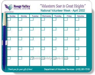 Premium Plastic Memo Board Kits / rectangle with round corners