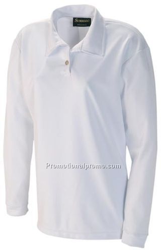 Quick Dry Mesh Ladies Long Sleeve Golf Shirt