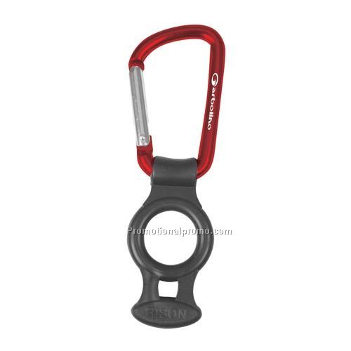 RED BOTTLE CADDY CARABINER