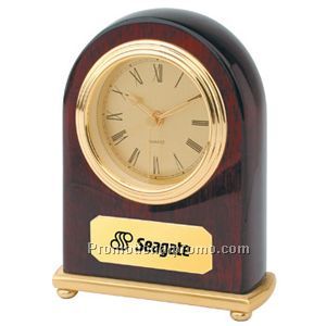 Rosewood Dome Clock
