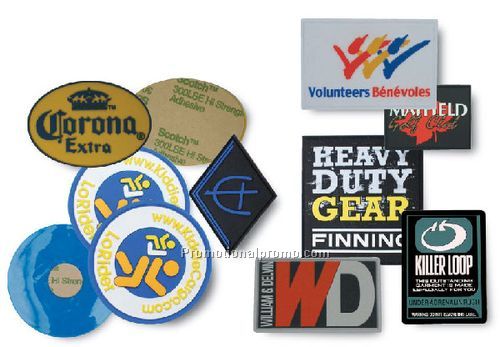 Rubberized PVC Sewing Label & Sticker