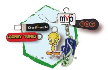 Rubberized PVC Zipper Pull