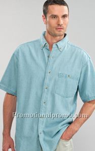 S/S STONE-WASHED DENIM