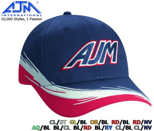 Semi-Pro Flare Style. Polycotton, 6 Panel Caps