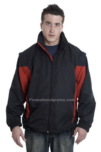 Separable Jacket with Concealed Hood