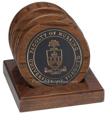 Set Of 4 Wooden Coasters