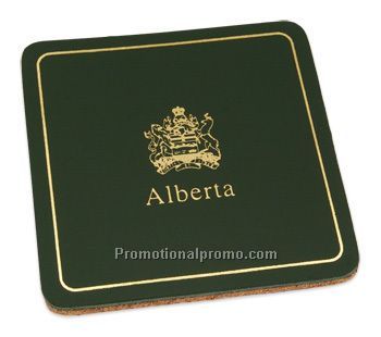 Set of 2 Cork - Backed Coasters