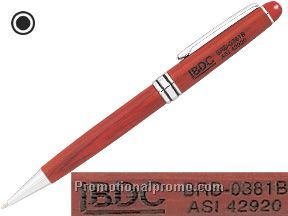 Silver trim rosewood pen