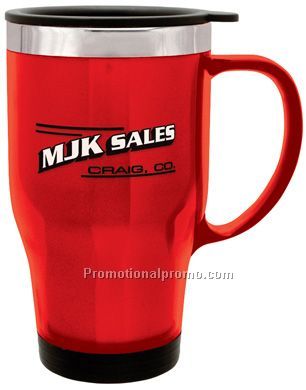 Steel City Acero Travel Mugs - 16 oz. Red