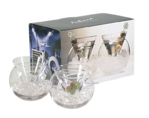 Stem less Martini glass