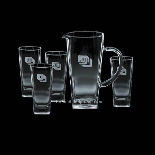 Sterling Pitcher & 4 Hiballs