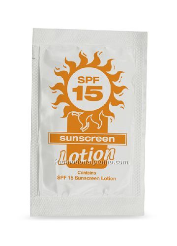 Stock Imprint SPF 15 Lotion Packettes