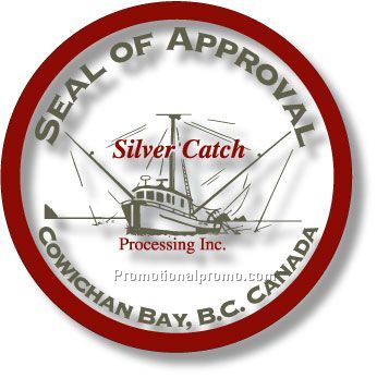 Stock Shape Clear Gloss Polypropylene Roll Labels - Round